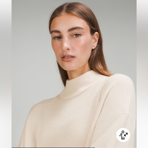 Lululemon Merino Wool-Blend Ribbed Turtleneck Sweater - Picture 2 of 5